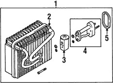 Foto de Nucleo del evaporador del aire acondicionado Original para Daewoo Lanos 1999 2000 2001 2002 Marca DAEWOO Nmero de Parte 612122