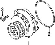 Foto de Bomba de agua del motor Original para Daewoo Leganza Daewoo Nubira Marca DAEWOO Nmero de Parte 24409355