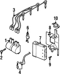 Foto de Computadora del Motor Original para Daewoo Leganza 1999 2000 2001 2002 Marca DAEWOO Nmero de Parte 09353809