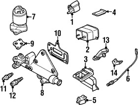 Foto de Sensor de temperatura de Refrigerante del motor Original para Daewoo Leganza Daewoo Lanos Daewoo Nubira Marca DAEWOO Nmero de Parte 96182634