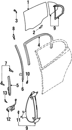 Foto de Canal de Crista Original para Daewoo Leganza 1999 2000 2001 2002 Marca DAEWOO Nmero de Parte 96205327