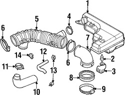 Foto de Sensor de Temperatura de Carga de Aire Original para Daewoo Nubira Daewoo Leganza Daewoo Lanos Marca DAEWOO Nmero de Parte 96183228