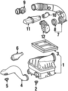 Foto de Cuerpo de Aceleracin Inyeccin Directa Original para Mercedes-Benz Marca MERCEDES BENZ Nmero de Parte 1131410125