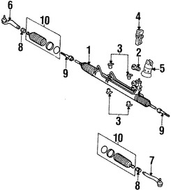 Foto de Cardn de Eje de Columna Direccin Original para Mercedes-Benz ML320 Mercedes-Benz ML350 Mercedes-Benz ML430 Mercedes-Benz ML500 Mercedes-Benz ML55 AMG Marca MERCEDES BENZ Parte #1634600110