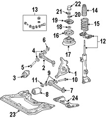 Foto de Defensa de Puntal de Amortiguador Original para Mercedes-Benz Marca MERCEDES BENZ Nmero de Parte 2033230232