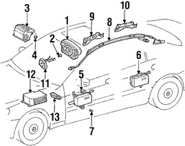 Foto de Cable Espiral Bolsa de Aire Original para Mercedes-Benz Marca MERCEDES BENZ Nmero de Parte 1694640918