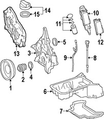 Foto de Enfriador de Aceite del Motor Original para Mercedes-Benz Marca MERCEDES BENZ Nmero de Parte 2721880001