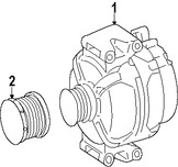 Foto de Polea del Alternador Original para Mercedes-Benz Marca MERCEDES BENZ Nmero de Parte 2721550115