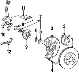 Foto de Tapa de Polvo de Rodamiento Original para Mercedes-Benz Marca MERCEDES BENZ Nmero de Parte 1683570089