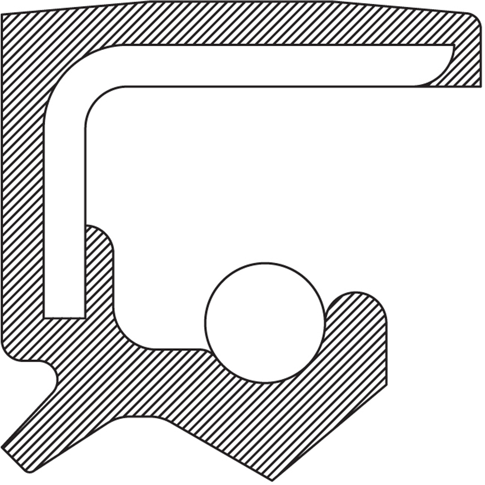 Foto de Sello del cigueal del motor para Mazda B2000 1986 Marca NATIONAL SEAL/BEARING Nmero de Parte 223420