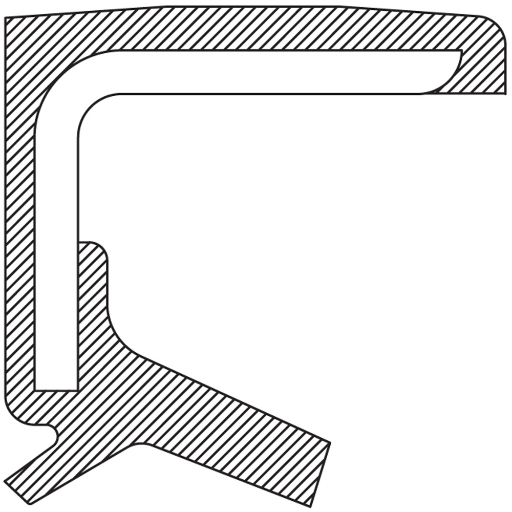 Foto de Sello de Eje Manual de Transmisin para Ford Explorer 2013 Marca NATIONAL SEAL/BEARING Nmero de Parte 710544