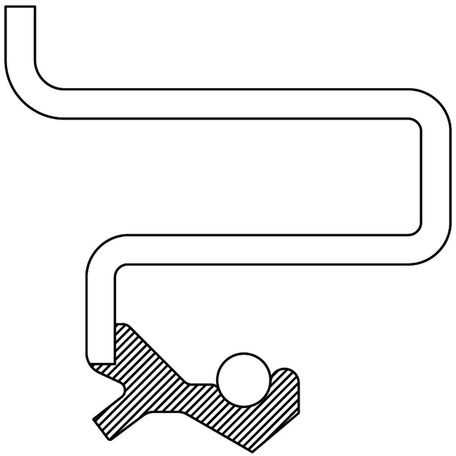 Foto de Sello de Eje de Salida para Ford Explorer 2013 Marca NATIONAL SEAL/BEARING Nmero de Parte 710546