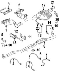 Foto de Sensor de oxigeno Original para BMW Marca BMW Nmero de Parte 11787514926