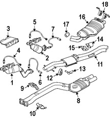 Foto de Sensor de oxigeno Original para BMW X3 2004 2005 2006 BMW Z4 2003 2004 2005 Marca BMW Nmero de Parte 11787513962