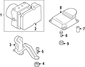 Foto de Mdulo de control de ABS Original para BMW Marca BMW Nmero de Parte 34526870922