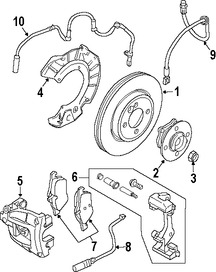 Foto de Tuerca de Eje Original para Mini Cooper Cooper Mini Cooper Cooper Countryman Mini Cooper Cooper Paceman Marca BMW Nmero de Parte 31106773005