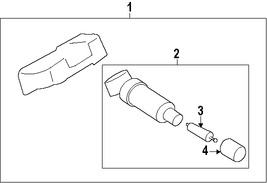 Foto de Sensor de control de presin de la llanta  Original para BMW Mini Cooper Marca BMW Nmero de Parte 36106881890