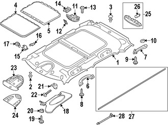 Foto de Luz de mapa Original para Mini Cooper Cooper Countryman Mini Cooper Cooper Mini Cooper Cooper Paceman Marca BMW Nmero de Parte 61319284332