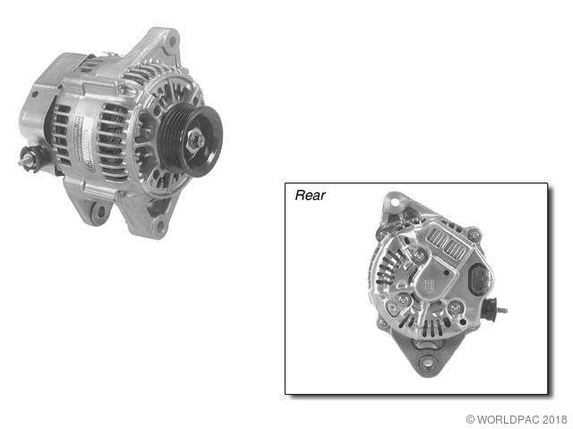 Foto de Alternador para Toyota Corolla Geo Prizm Marca Bosch Remanufacturado Nmero de Parte W0133-1605332