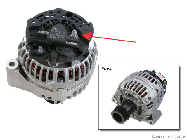 Foto de Alternador para Saab 9-3 Saab 9-5 Marca Bosch Remanufacturado Nmero de Parte W0133-1788480