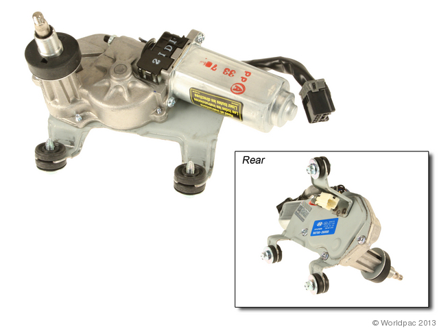 Foto de Motor de Limpiaparabrisas para Hyundai Santa Fe 2001 2002 2003 2004 2005 2006 Marca Cardone Remanufacturado Nmero de Parte W0133-1920154