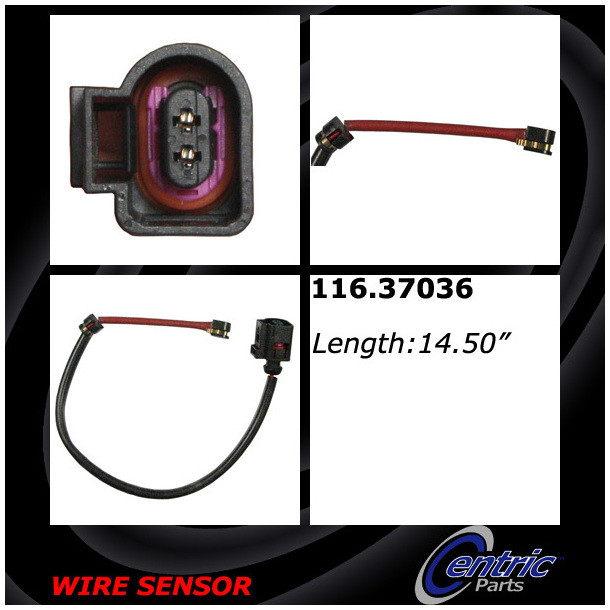 Foto de Sensor de Desgaste de Pastilla de Freno Wires para Porsche Cayenne Porsche Panamera Volkswagen Touareg Marca CENTRIC PARTS Nmero de Parte 116.37036