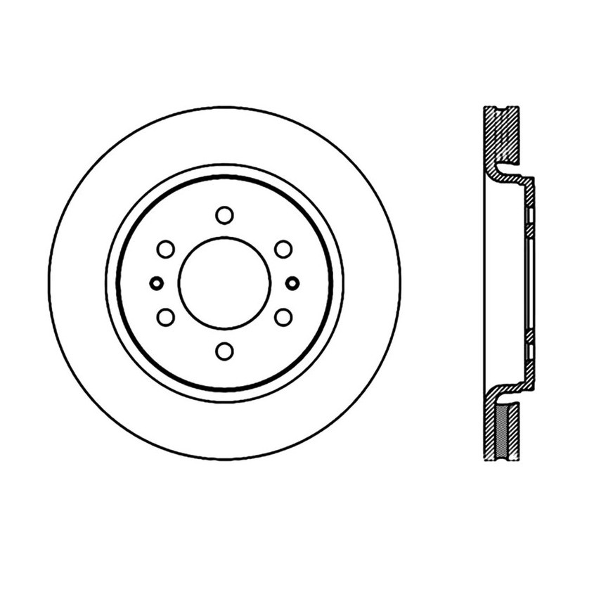 Foto de Rotor disco de freno para Ford F-150 2012 2013 Marca CENTRIC PARTS Nmero de Parte #120.65119