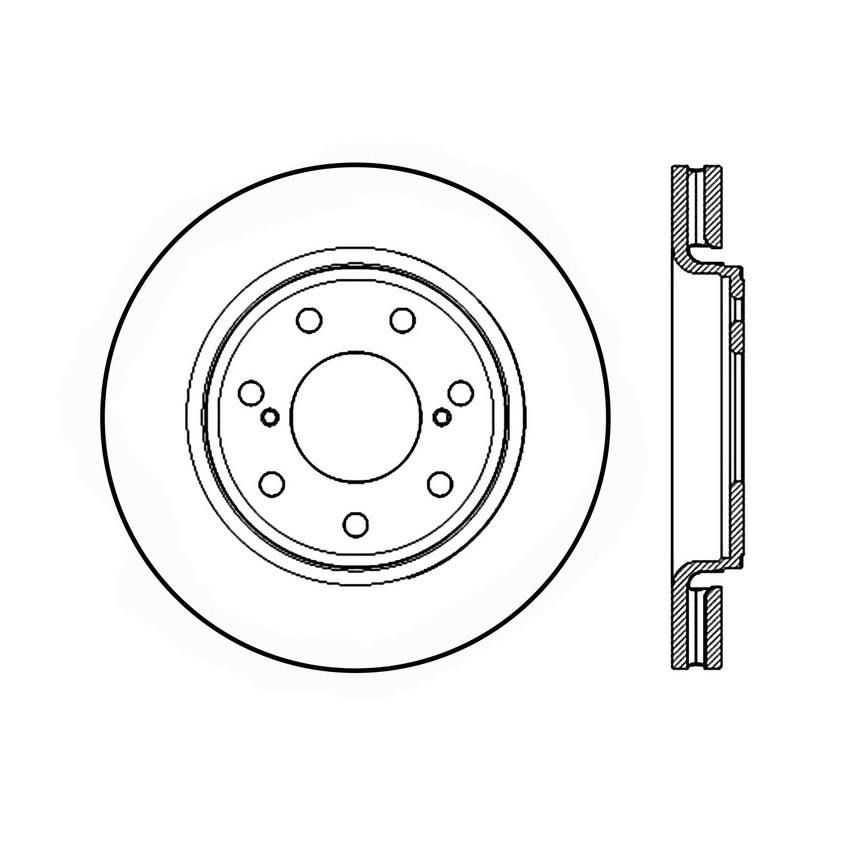 Foto de Rotor disco de freno para Ford F-150 2012 2013 Marca CENTRIC PARTS Nmero de Parte #120.65134