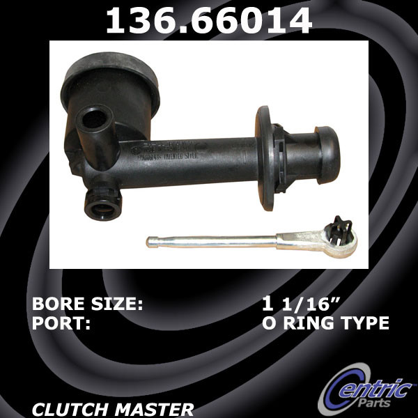 Foto de Cilindro Maestro del Embrague Premium Cylinder-Preferred para Isuzu i-280 Isuzu i-290 Chevrolet Colorado GMC Canyon Hummer H3 Marca CENTRIC PARTS Nmero de Parte 136.66014