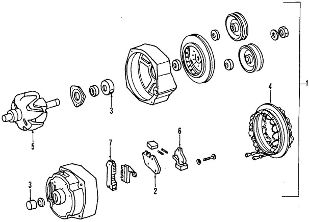 Foto de Regulador de Voltaje Original para Jeep American Motors Marca CHRYSLER Nmero de Parte 83300084