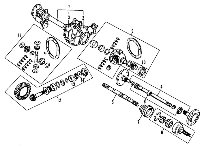 Foto de Rodamiento Pin de Diferencial Original para American Motors Jeep Marca CHRYSLER Nmero de Parte 1793513