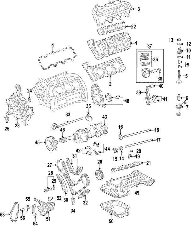 Foto de Vlvula de Escape del Motor Original para Chrysler Crossfire 2004 2005 2006 2007 2008 Marca CHRYSLER Nmero de Parte 5099870AA