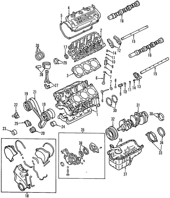 Foto de Sello de Vstago de Aceite de Vlvula del Motor Original para Chrysler Eagle Mitsubishi Plymouth Dodge Marca CHRYSLER Nmero de Parte MD184303