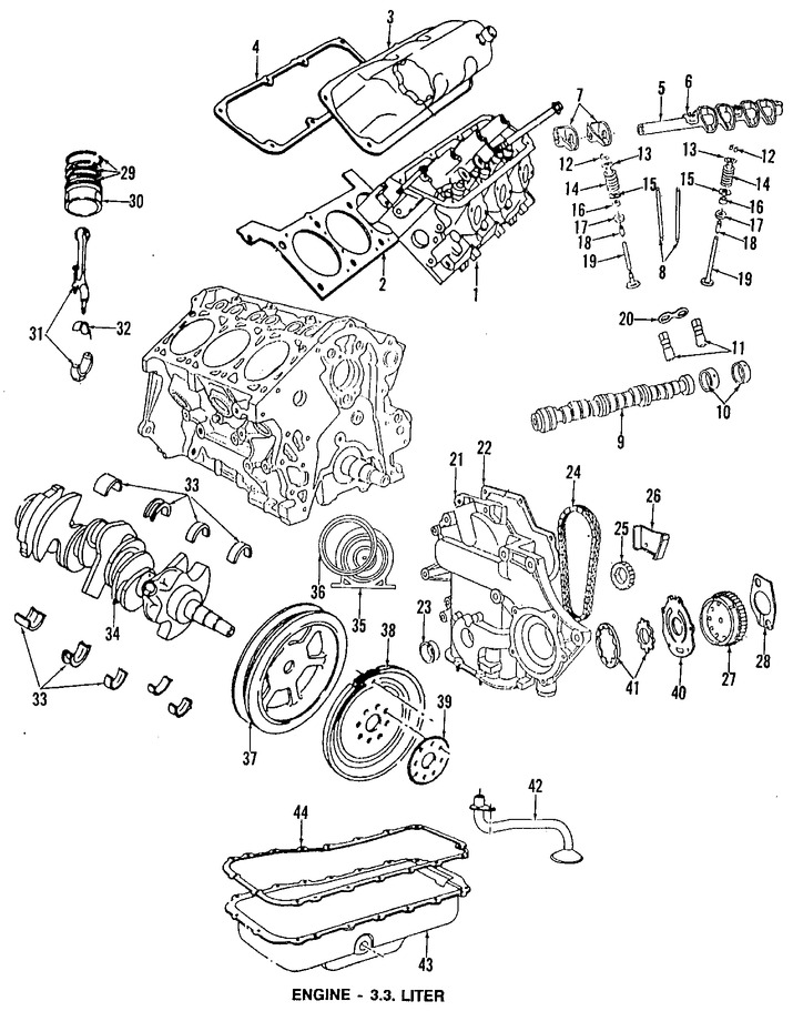 Foto de Empacadura de la culata Original para Dodge Chrysler Plymouth Marca CHRYSLER Nmero de Parte 4448950AB