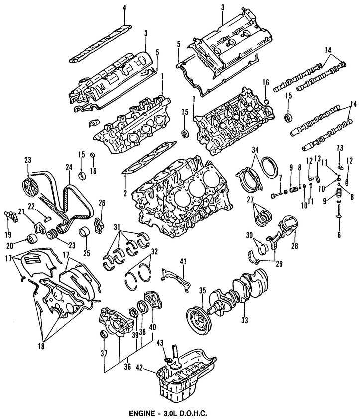 Foto de Engranaje del rbol de levas Original para Dodge Stealth Mitsubishi Diamante Mitsubishi 3000GT Marca CHRYSLER Nmero de Parte MD359400