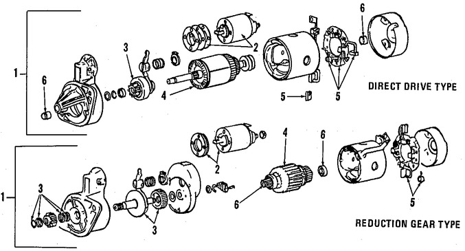 Foto de Motor de arranque Original para Dodge Eagle Plymouth Marca CHRYSLER Remanufacturado Nmero de Parte R100431M