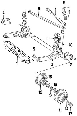 Foto de Manguera de freno hidrulico Original para Chrysler Dodge Plymouth Marca CHRYSLER Nmero de Parte 4313153