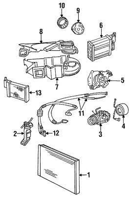 Foto de Manguera de succin Refrigerante Aire Acondicionad Original para Chrysler Executive Limousine 1985 Chrysler New Yorker 1985 Marca CHRYSLER Nmero de Parte 3849014