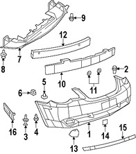 Foto de Cubierta del parachoques Original para Chrysler Sebring 2007 2008 2009 2010 Marca CHRYSLER Nmero de Parte 68004586AE