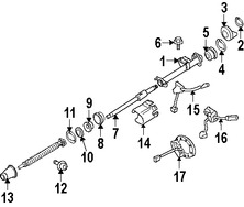 Foto de Eje de Columna de Direccin Original para Chrysler Crossfire 2004 2005 2006 2007 2008 Marca CHRYSLER Nmero de Parte 5101703AA