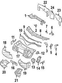 Foto de Ducto de Aire del Panel de Instrumentos Original para Chrysler Crossfire 2004 2005 2006 2007 2008 Marca CHRYSLER Nmero de Parte 5101618AA