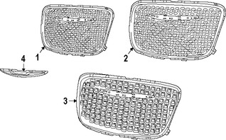 Foto de Rejilla / Parrilla / Mascarilla Original para Chrysler 300 2015 2016 2017 Marca CHRYSLER Nmero de Parte 5SW18DX8AD