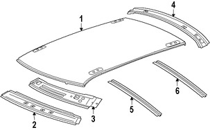 Foto de Panel de Techo Original para Chrysler 300 2015 2016 2017 Marca CHRYSLER Nmero de Parte 68273799AB