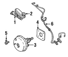 Foto de Cilindro Maestro de Freno Original para Chrysler 300M 2003 2004 Marca CHRYSLER Nmero de Parte 4779292AA