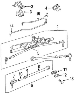 Foto de Pion Cremallera, unidad completa Original para Dodge Intrepid Chrysler Concorde Eagle Vision Marca CHRYSLER Nmero de Parte 4886208AA