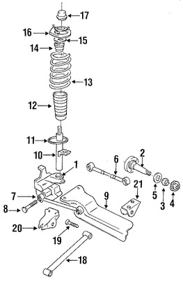 Foto de Puntal de suspensin Original para Chrysler Concorde Chrysler LHS Chrysler New Yorker Dodge Intrepid Eagle Vision Marca CHRYSLER Nmero de Parte 4755030