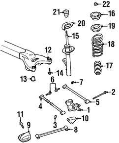 Foto de Brazo de Control Lateral Original para Chrysler LHS Chrysler 300M Chrysler Concorde Dodge Intrepid Marca CHRYSLER Nmero de Parte 4581248AD