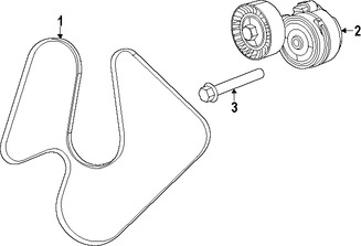 Foto de Banda serpentina Original para Fiat 500 Dodge Dart Marca CHRYSLER Nmero de Parte 4627697AA