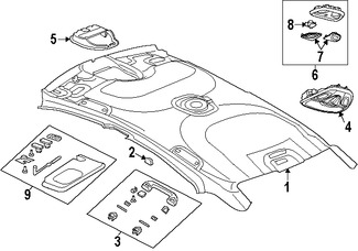 Foto de Luz de mapa Original para Dodge Dart 2013 Marca CHRYSLER Nmero de Parte 5MW36HDAAB