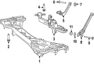 Foto de Brazo remolcador de suspensin Original para Dodge Dart 2013 2014 2015 2016 Marca CHRYSLER Nmero de Parte 68204866AC